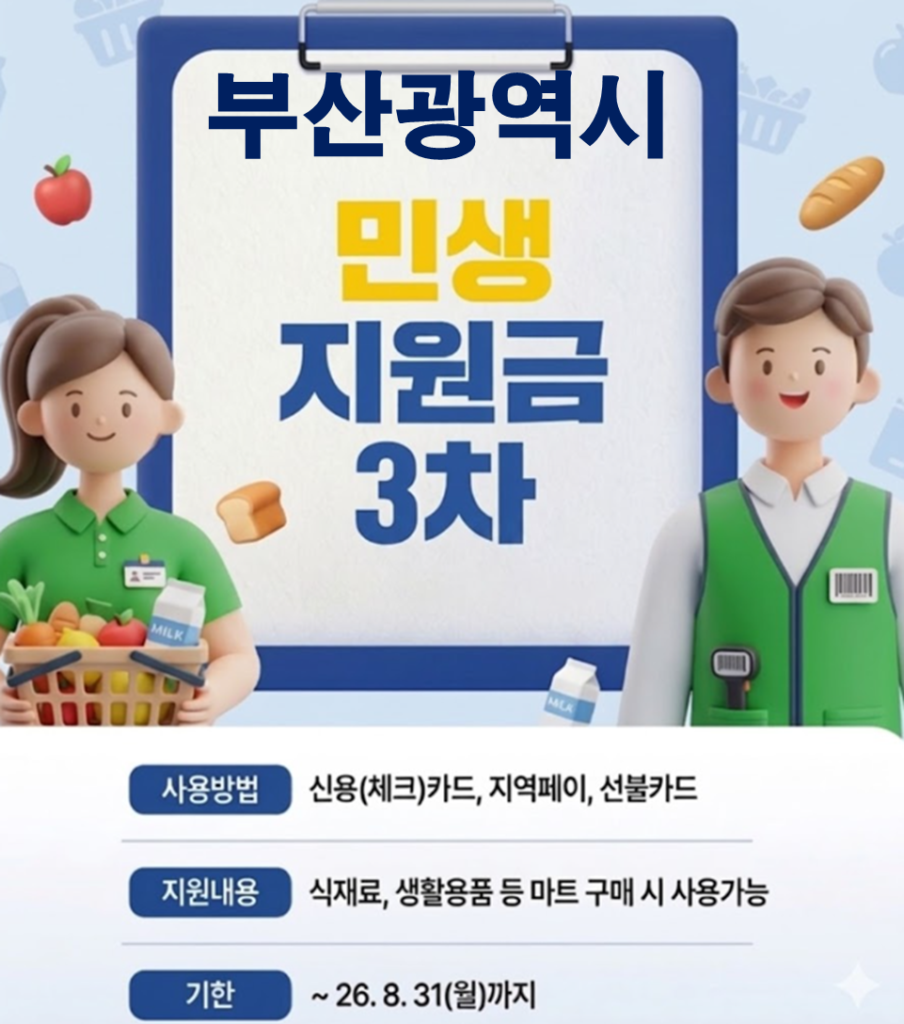 부산 민생지원금 3차 어디서 사용하나요? 부산 민생지원금 3차 어디서 사용하나요?